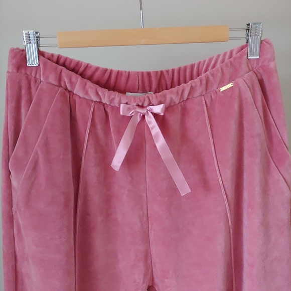 Cyell Dusty Pink Velvet 2 Piece Loungewear Set Size EU 42 US XL - Picture 13 of 16